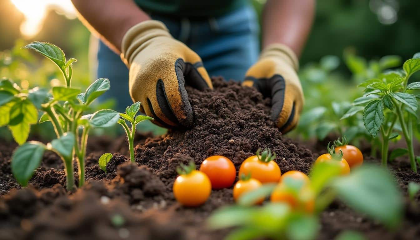 La fabrication maison de compost comme engrais pour le potager