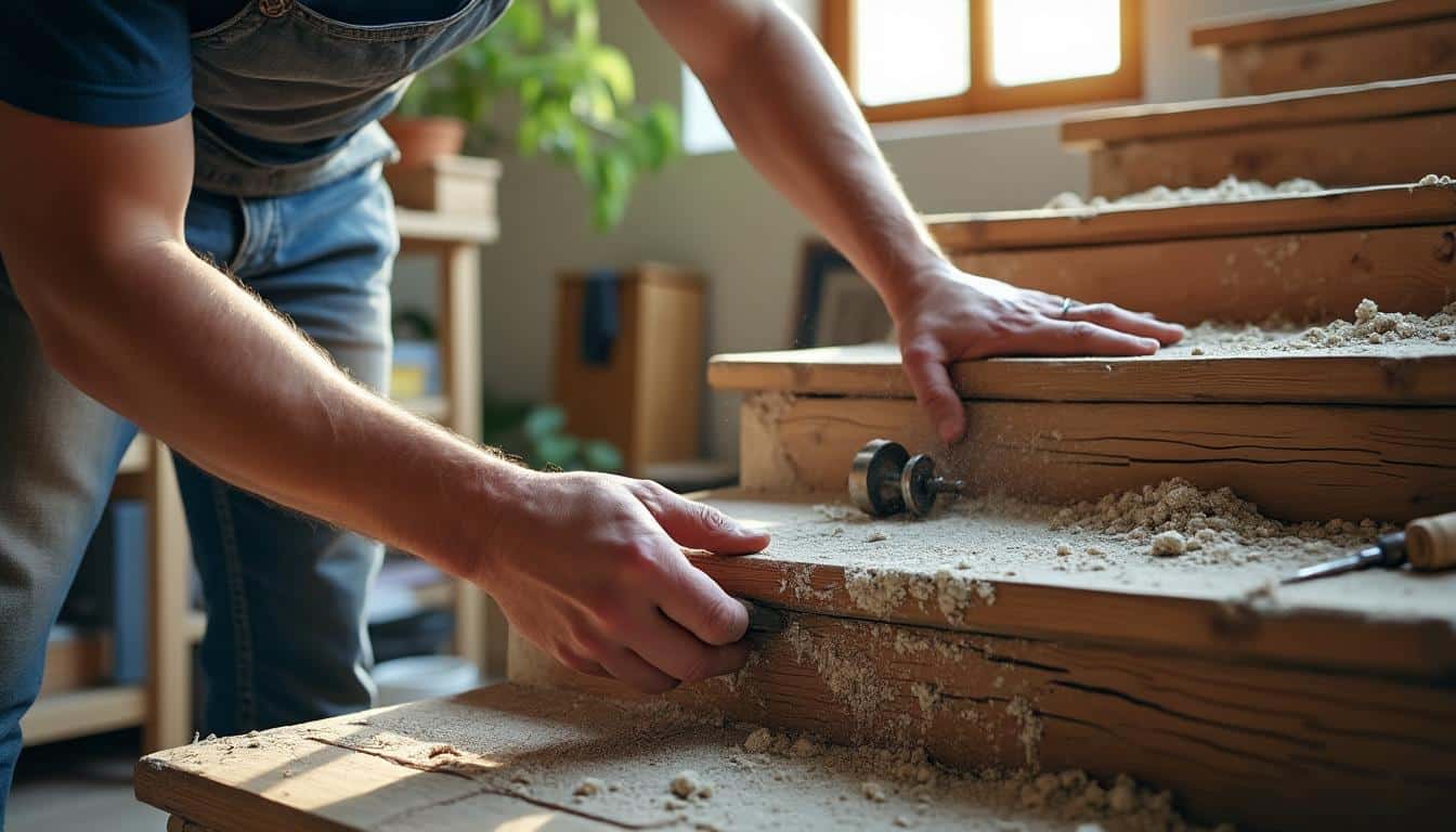 Réparation facile pour des escaliers grinçants : guide complet
