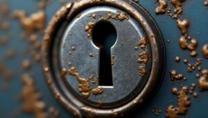 Identifier l’usure de la goupille de la serrure avec une clé