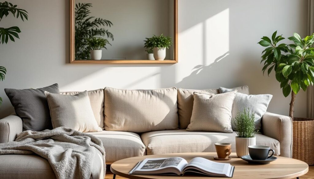 Comment adopter un miroir mural au style scandinave dans votre salon ?