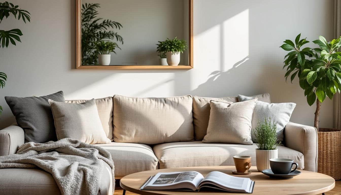 Comment adopter un miroir mural au style scandinave dans votre salon ?