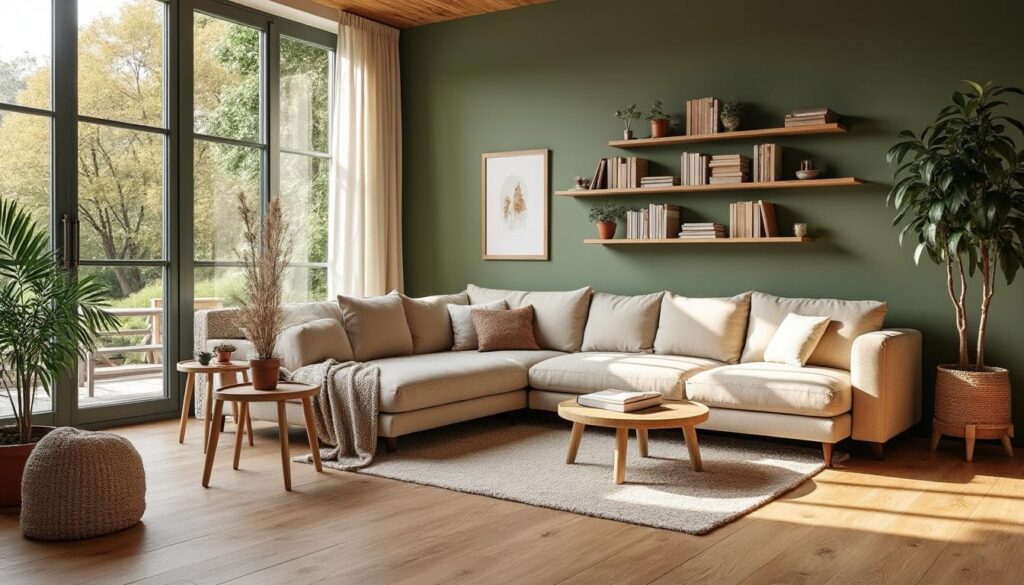 Comment assortir la couleur des murs avec le parquet du salon ?