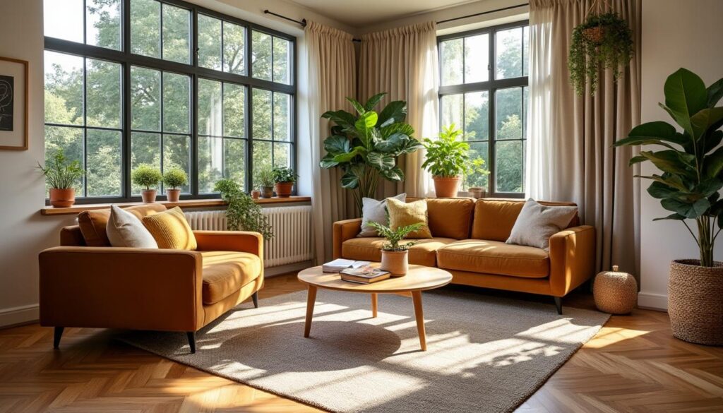 Les tendances actuelles de décoration avec du parquet au salon