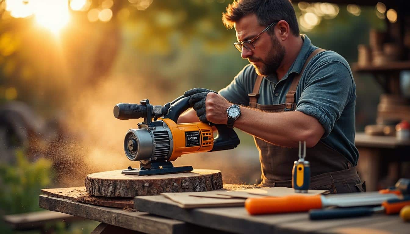 Illustration: Les critères essentiels pour bien choisir sa scie à bûches thermique