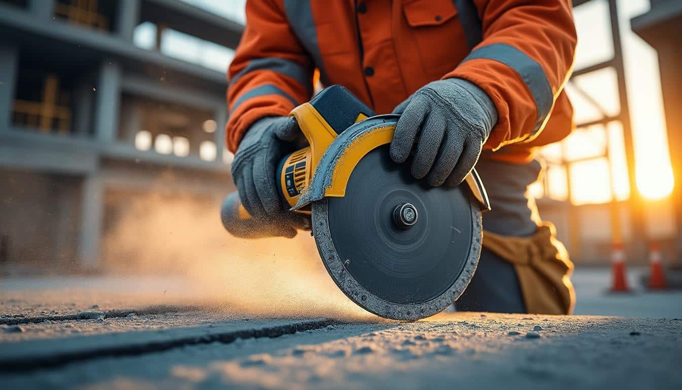 Illustration: Comment fonctionne la scie béton : principes et techniques clés