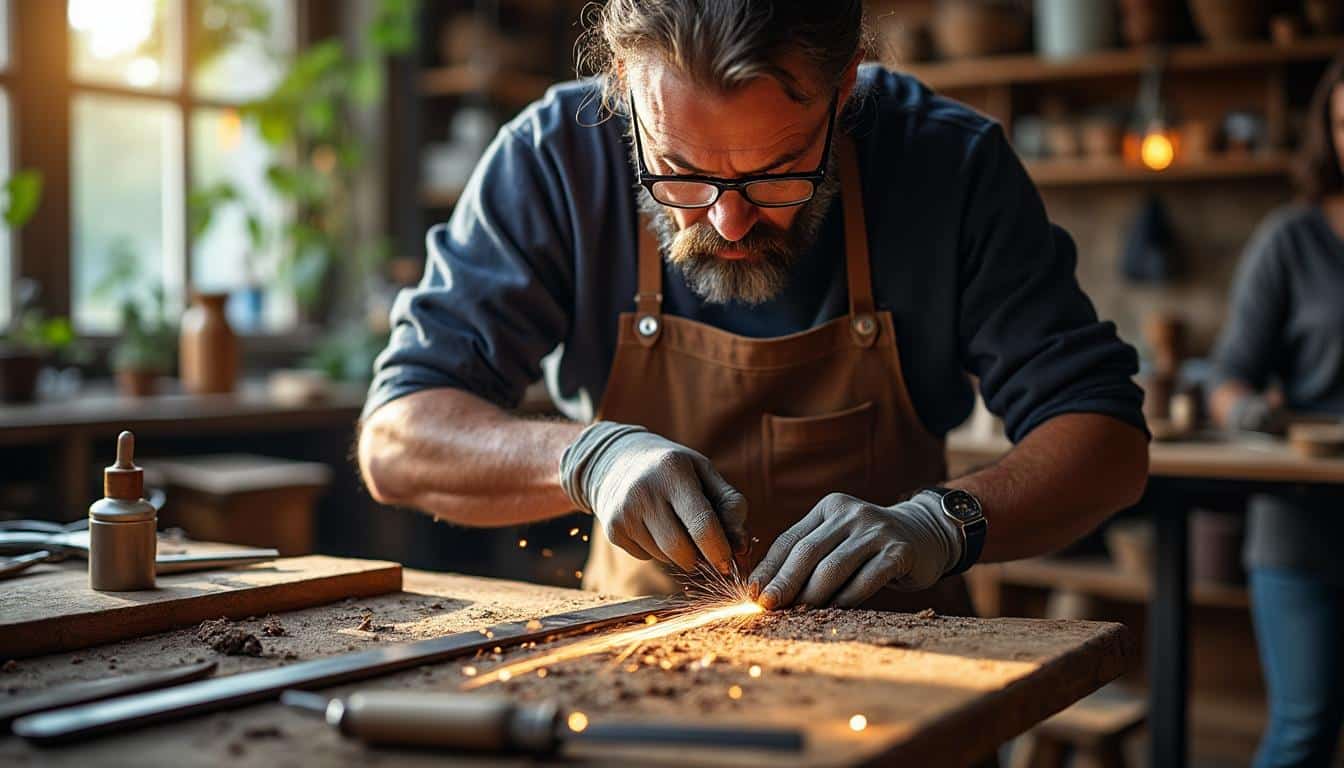 Illustration: Comment affûter efficacement une lame de scie à ruban : guide pratique