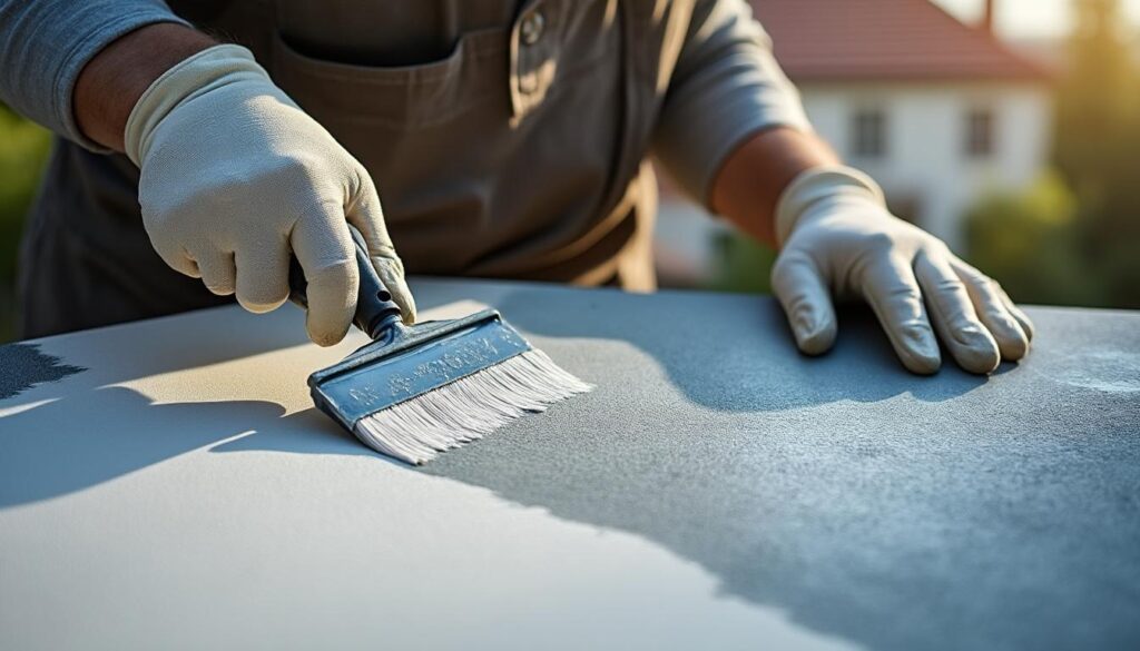 Peinture blanche pour toiture bitume : isolation et protection durables