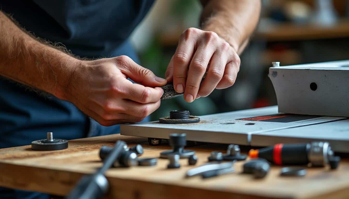 Illustration: Comment identifier, remplacer et entretenir les pièces détachées pour scie sur table Peugeot