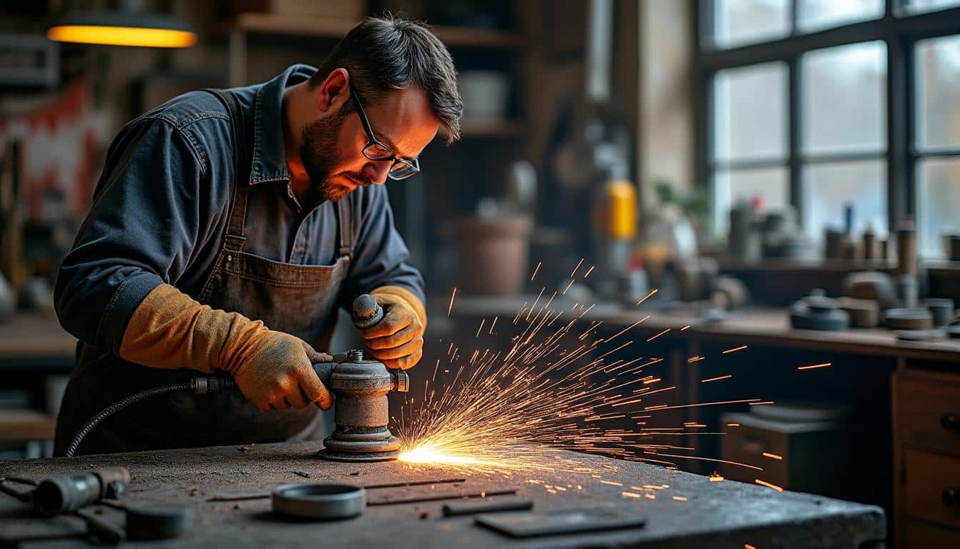 Scie à ruban métal Promac : précision et robustesse en atelier