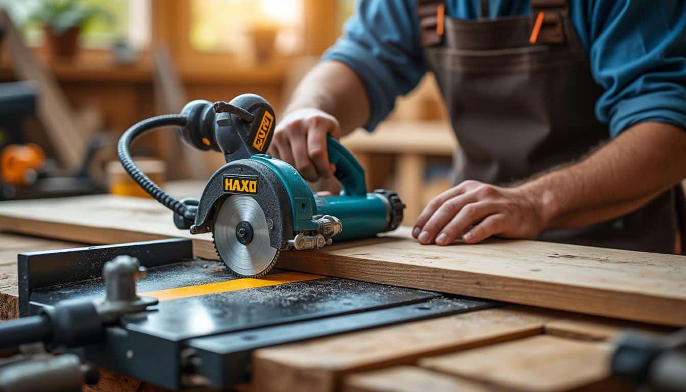 Illustration: Découvrir la scie à onglet Mac Allister : définition et usages essentiels