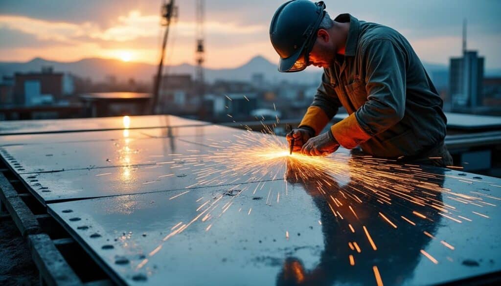 Tôle acier pour toiture : guide complet, pose et entretien