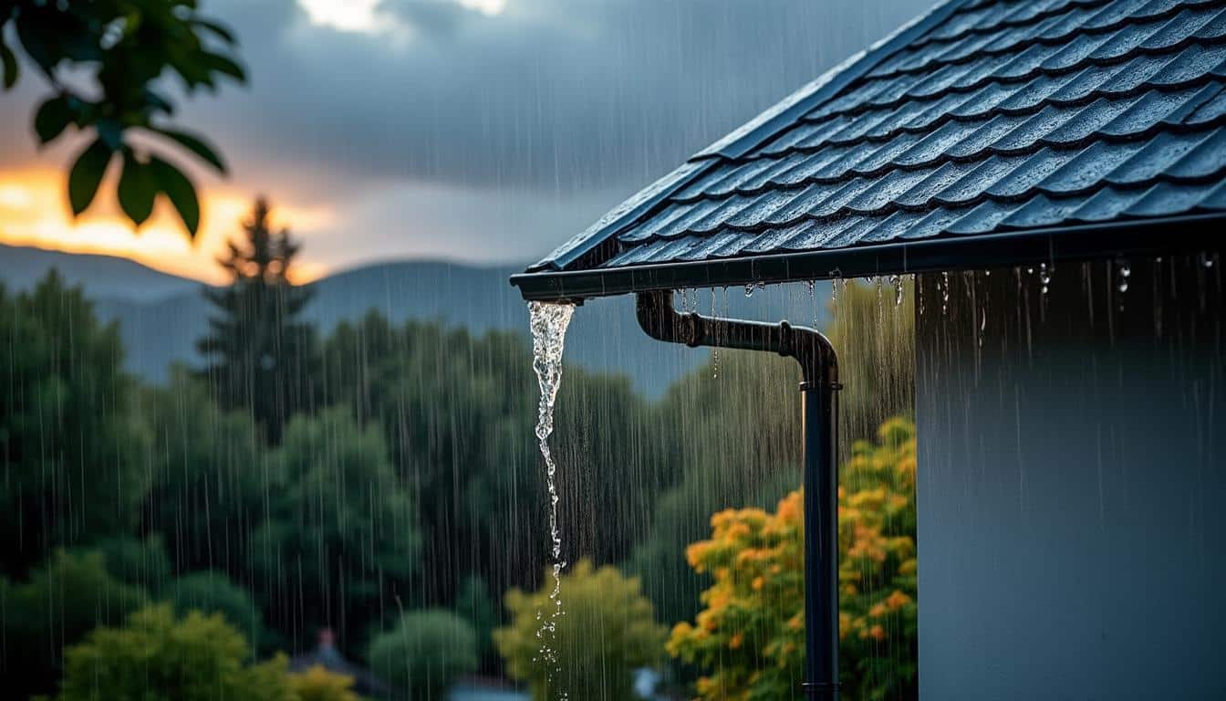 Illustration: Comprendre le rôle essentiel du trop plein de la toiture dans la gestion des eaux pluviales