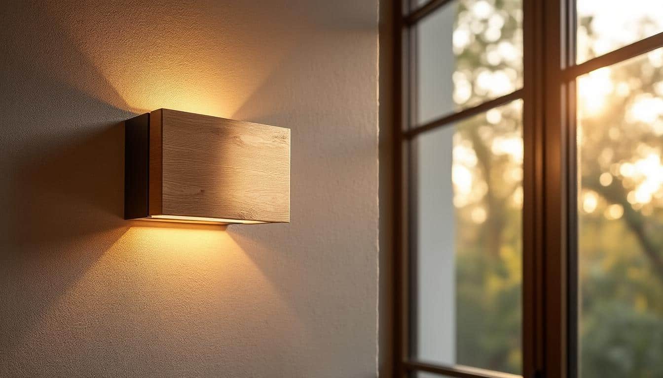 Illustration: Matières nobles et finitions soignées pour des appliques murales d’exception