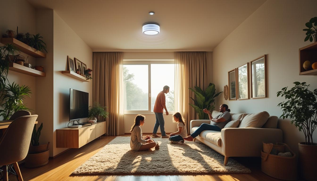 Illustration: Comprendre le principe du détecteur de mouvement dans la sécurité intérieure