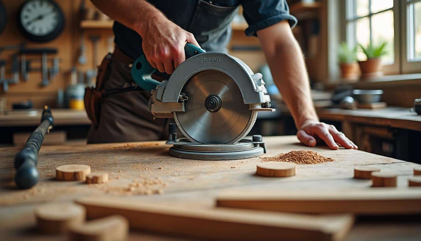 Illustration: Comprendre l’intérêt d’une table stable pour scie circulaire