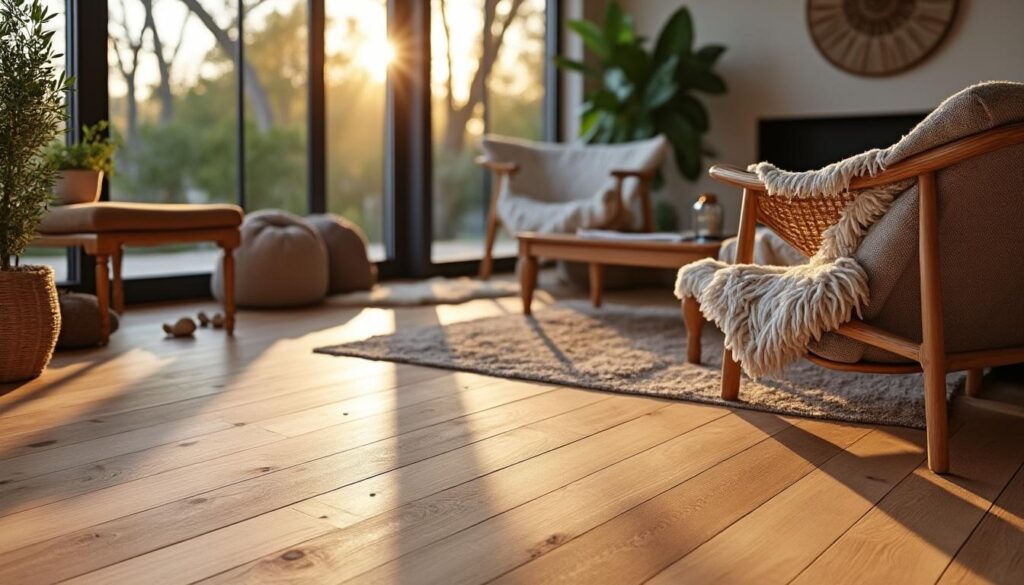Plancher chauffant et parquet : allier confort et élégance durable