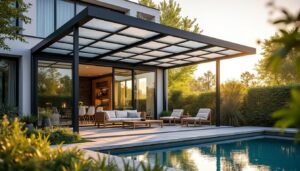 Couverture transparente pour pergola : choisir entre polycarbonate, verre ou bâche