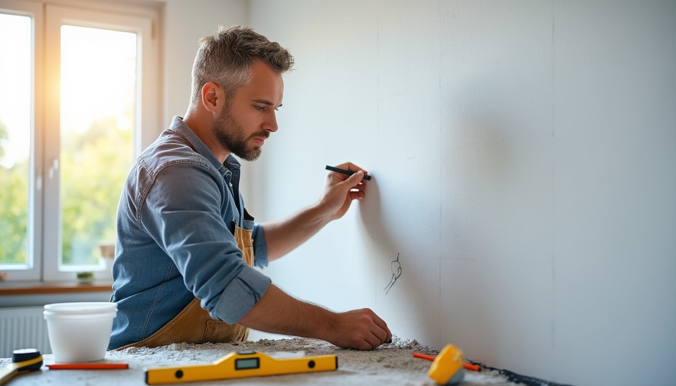 Illustration: Comprendre l’importance de bien préparer le perçage dans un mur