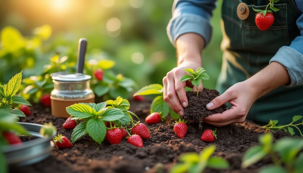 Engrais naturel pour fraisiers : conseils pour une récolte savoureuse