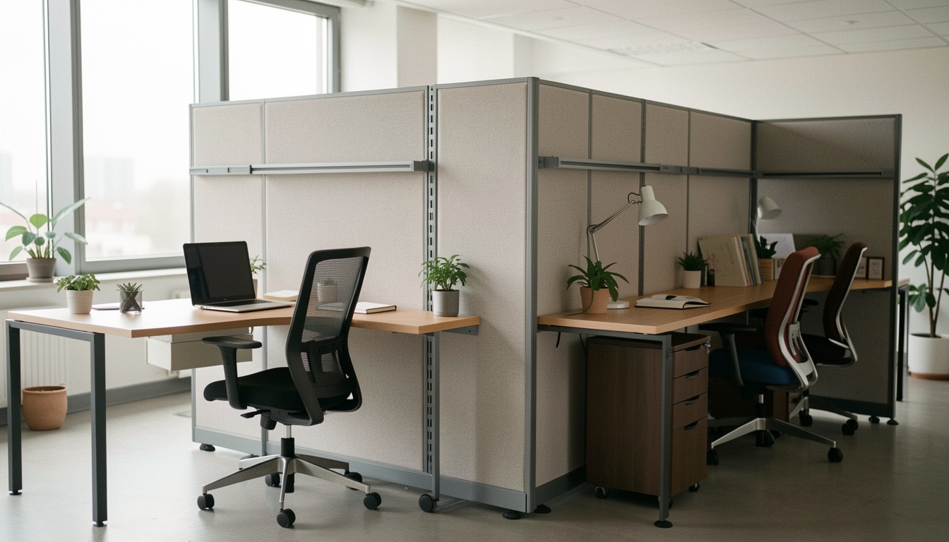 Cloison acoustique amovible pour mieux isoler un bureau